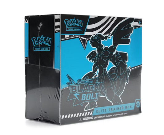 2025 Pokémon Scarlet & Violet Black Bolt Elite Trainer Box
