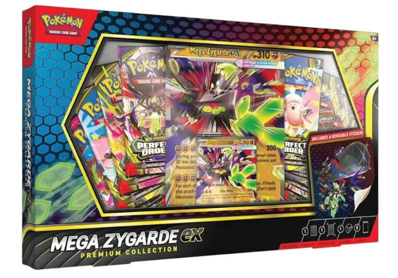 2026 Pokémon Mega Evolution Mega Zygarde ex Premium Collection