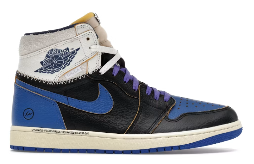 Jordan 1 Retro High OG SP Fragment x Union LA Sport Royal