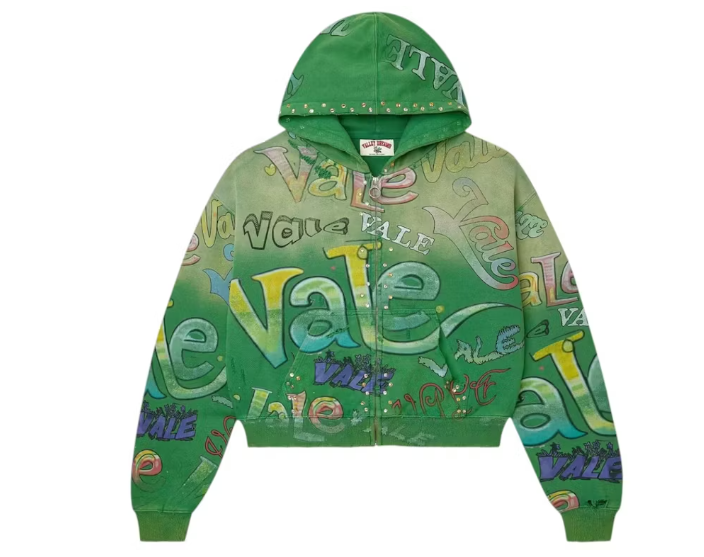 Vale Forever Spearmint Zip Up Hoodie Green