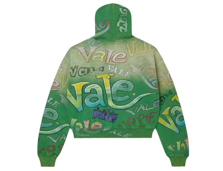 Vale Forever Spearmint Zip Up Hoodie Green
