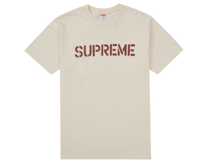 Supreme Hard Tee Natural