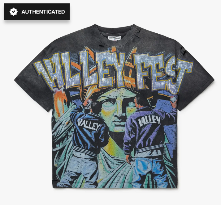 Vale Forever Vale Forever Bling Graffiti Tee Black
