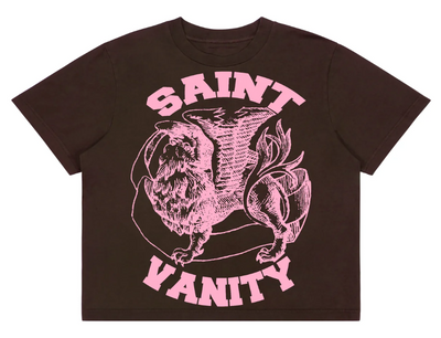 BROWN & PINK GRIFFIN T-SHIRT