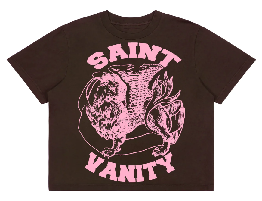 BROWN & PINK GRIFFIN T-SHIRT
