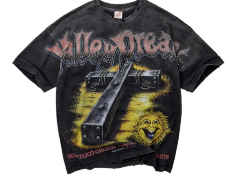 VALE FOREVER IRON CROSS BLING TEE