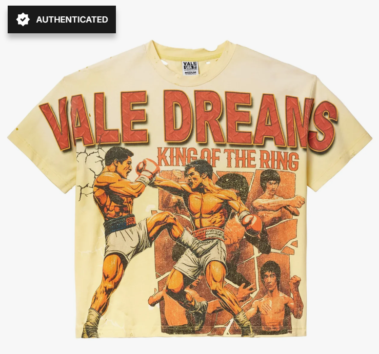Vale Forever Sun Shattered Fist Tee Cream