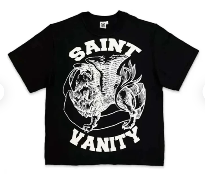 Saint Vanity 'Griffin' Black & White Tee - Men's