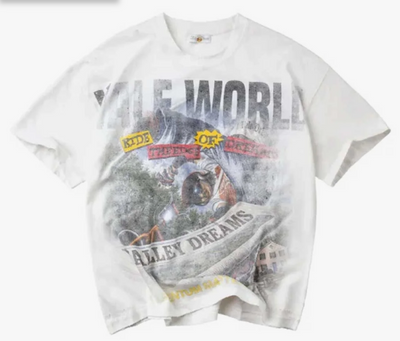 Vale Forever Newspaper Tee White