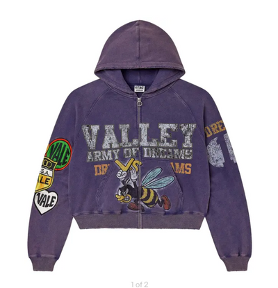 Vale Forever Army Zip Up 'Purple'