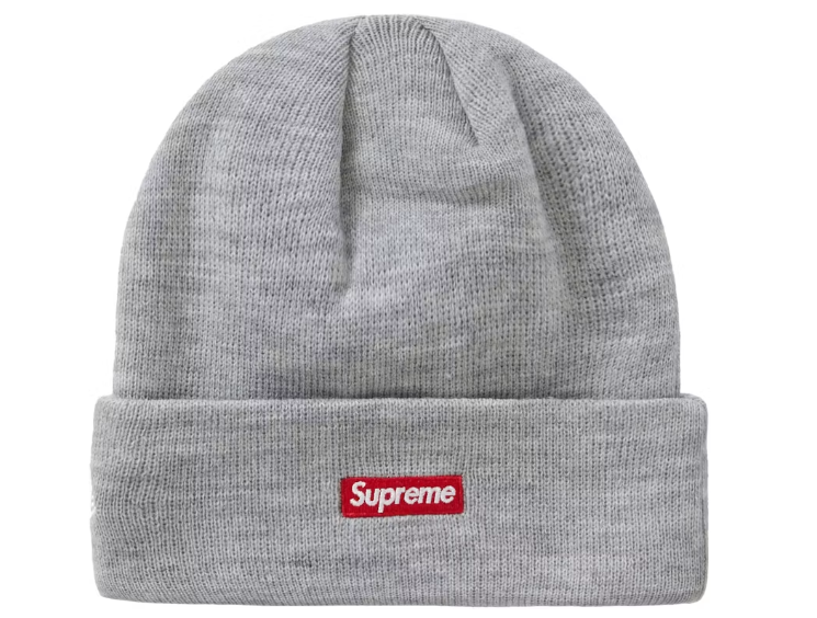 Supreme New Era S Logo Beanie (FW22) Heather Grey